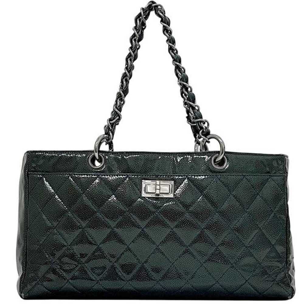 CHANEL Green Leather Tote Bag - Picture 2 of 11